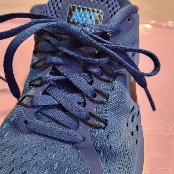 Nike Womens Flex 2017 RN 898476-402 Blue Running Shoes Sneakers Size 10 - Picture 5 of 11